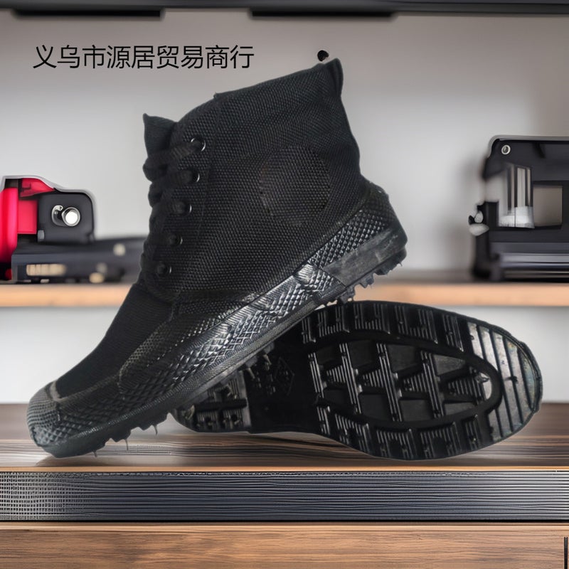 Manufacturer High-Top Labor Protection Men'S And Women'S Rubber Shoes Non-Slip Wear-Resistant Rubber Shoes Construction Site Labor Shoes Mountaineering Running Rubber Shoes - Image 2